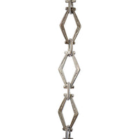 Chain BR22-U Vintage Chandelier Chain with Unwelded Brass links and Oval Joining links, Antique Brass