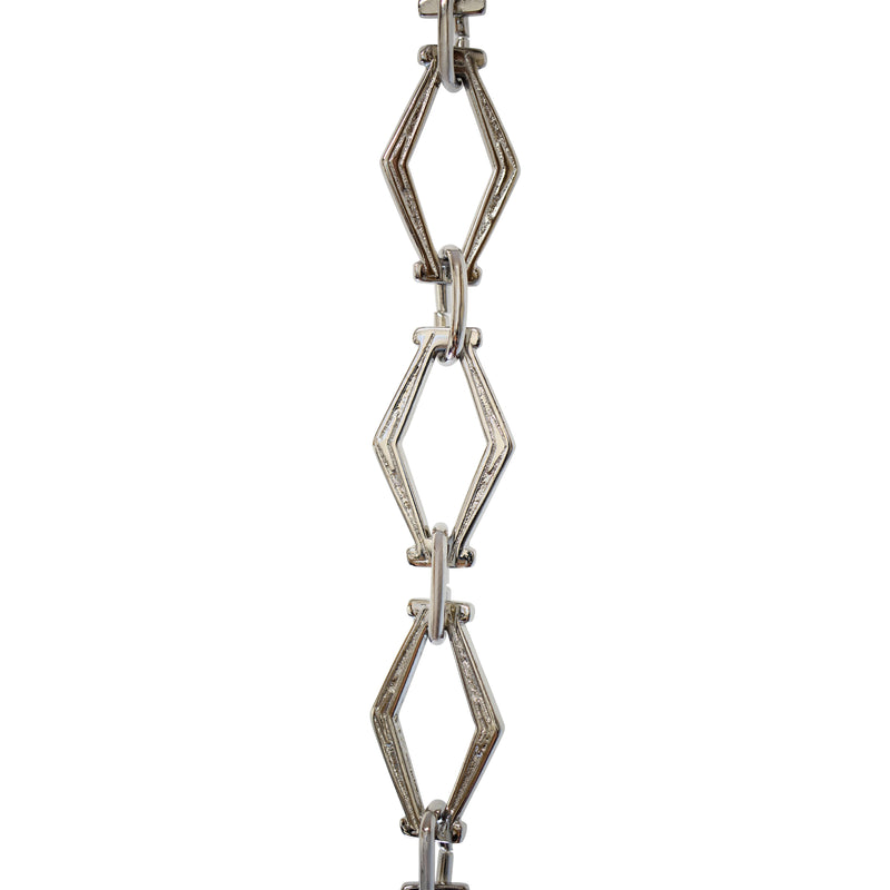 Chain BR22-U Vintage Chandelier Chain with Unwelded Brass links and Oval Joining links, Antique Brass