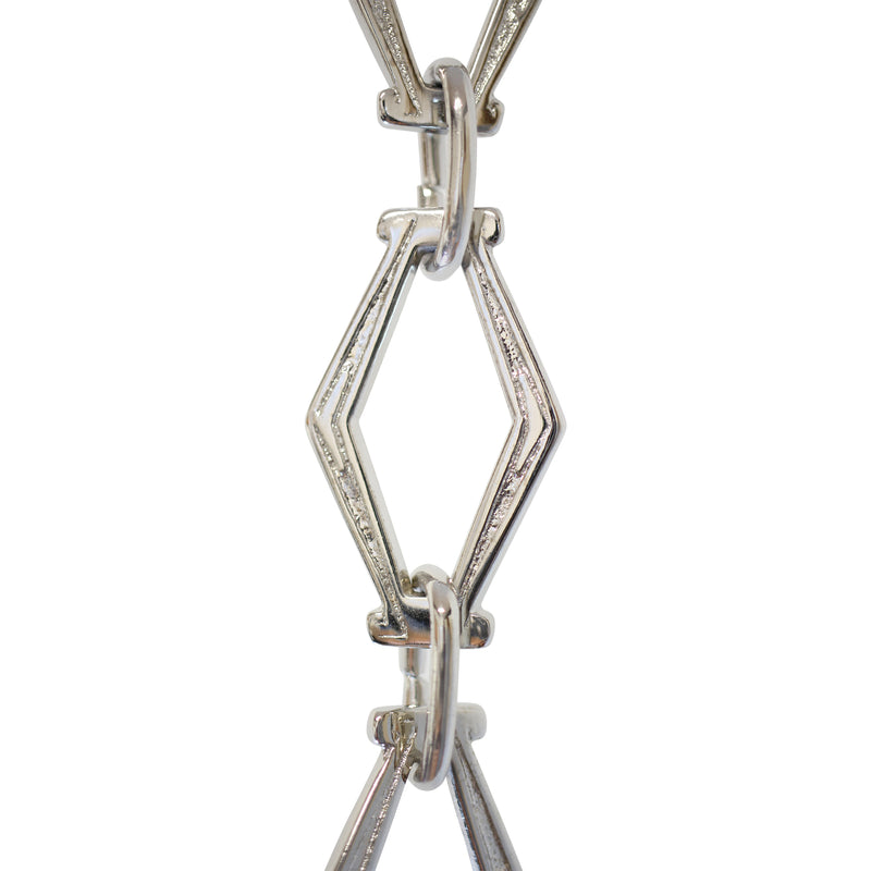 Chain BR22-U Vintage Chandelier Chain with Unwelded Brass links and Oval Joining links, Antique Brass