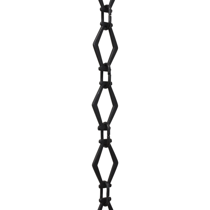 Chain BR22P-U Simple Vintage Chandelier Chain with Unwelded Brass links and Oval Joining links, Antique Brass