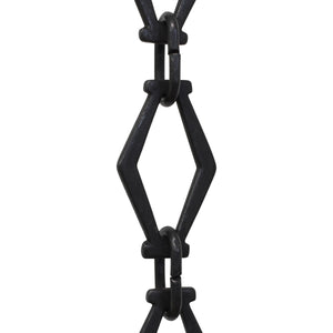 Chain BR22P-U Simple Vintage Chandelier Chain with Unwelded Brass links and Oval Joining links, Antique Brass
