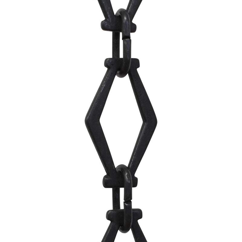 Chain BR22P-U Simple Vintage Chandelier Chain with Unwelded Brass links and Oval Joining links, Antique Brass