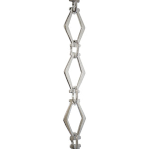 Chain BR22P-U Simple Vintage Chandelier Chain with Unwelded Brass links and Oval Joining links, Antique Brass