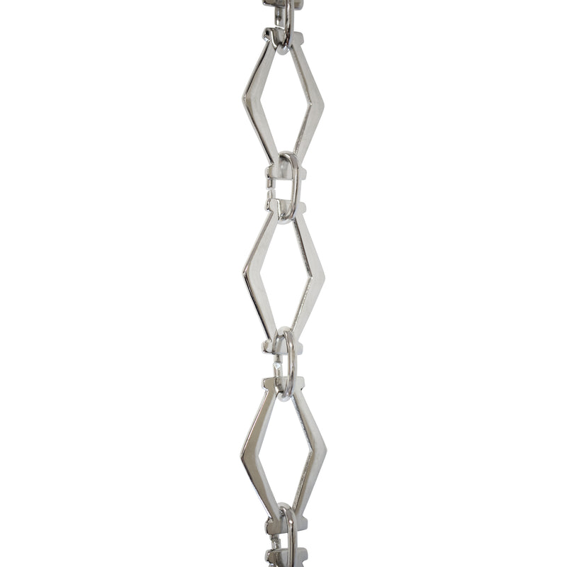 Chain BR22P-U Simple Vintage Chandelier Chain with Unwelded Brass links and Oval Joining links, Antique Brass