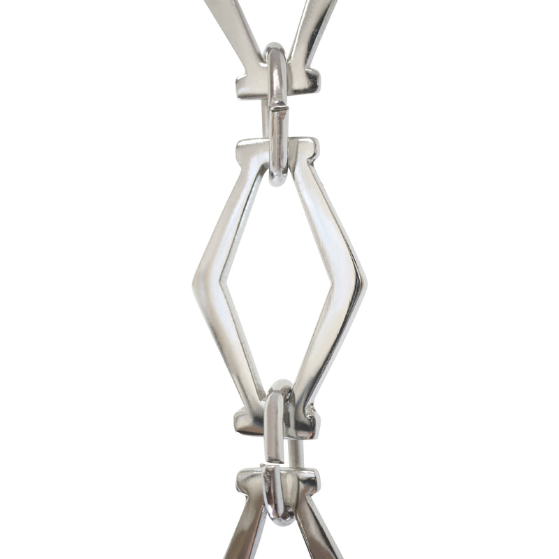 Chain BR22P-U Simple Vintage Chandelier Chain with Unwelded Brass links and Oval Joining links, Antique Brass