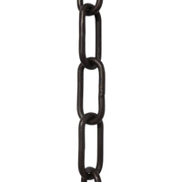Chain BR23-W Standard Link, Coil Chandelier Chain with Rectangle Welded Brass links, Antique Brass
