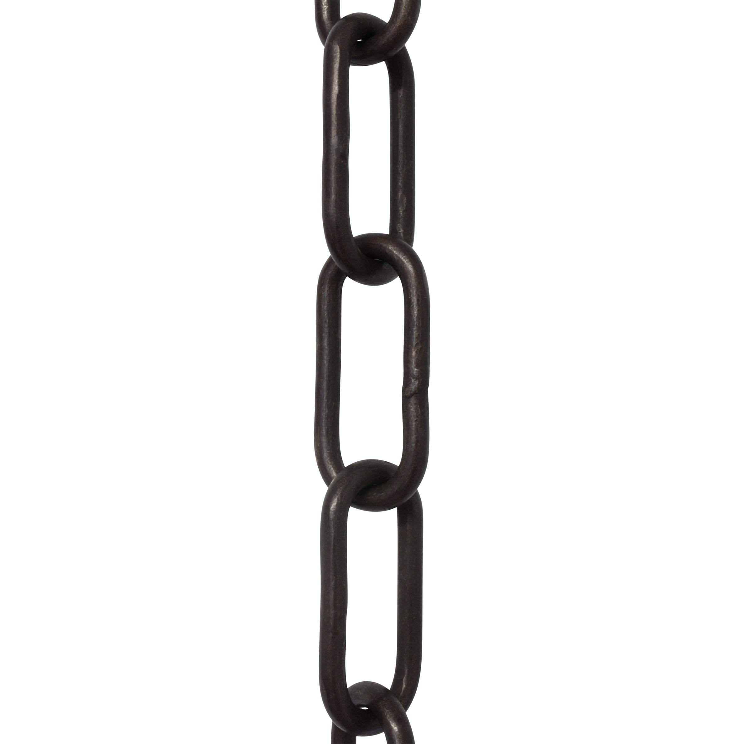 RCH Supply Company Rectangle Un-Welded Link Solid Brass Chain; Polished Brass