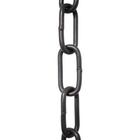 Chain BR23-W Standard Link, Coil Chandelier Chain with Rectangle Welded Brass links, Antique Brass