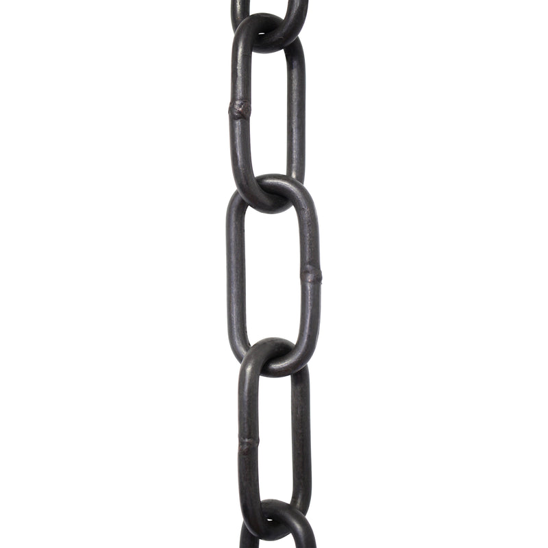 Chain BR23-W Standard Link, Coil Chandelier Chain with Rectangle Welded Brass links, Antique Brass