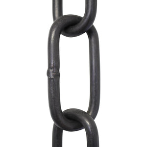 Chain BR23-W Standard Link, Coil Chandelier Chain with Rectangle Welded Brass links, Antique Brass