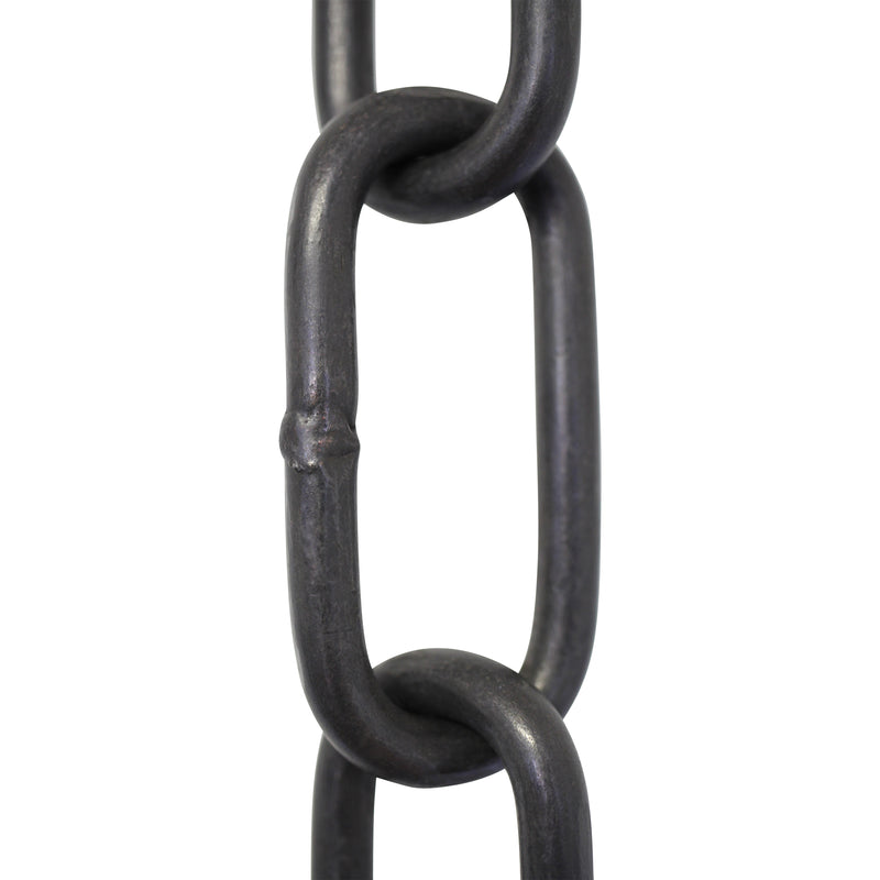 Chain BR23-W Standard Link, Coil Chandelier Chain with Rectangle Welded Brass links, Antique Brass