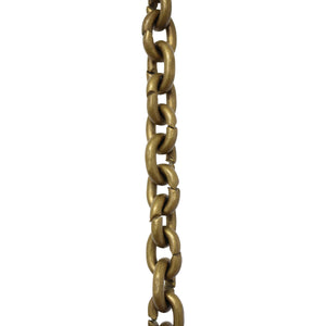 Chain BR25-U Small Round Circle Chandelier Chain with Unwelded Brass links, Antique Brass