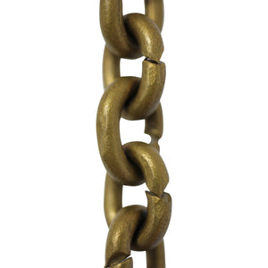 Chain BR25-U Small Round Circle Chandelier Chain with Unwelded Brass links, Antique Brass