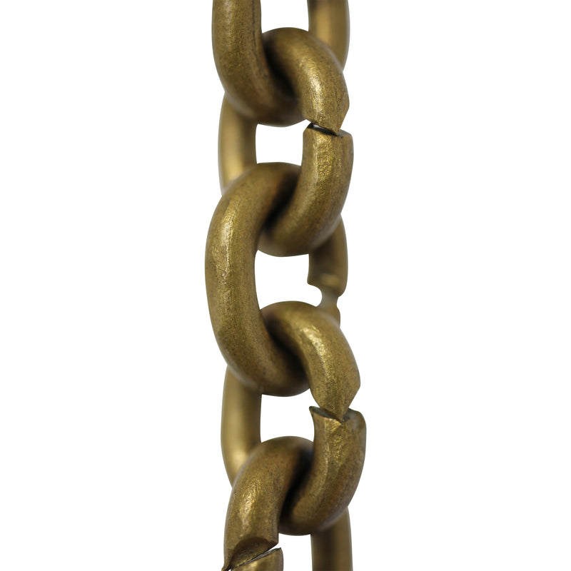 Chain BR25-U Small Round Circle Chandelier Chain with Unwelded Brass links, Antique Brass
