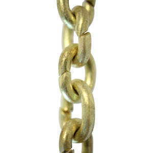 Chain BR25-U Small Round Circle Chandelier Chain with Unwelded Brass links, Antique Brass