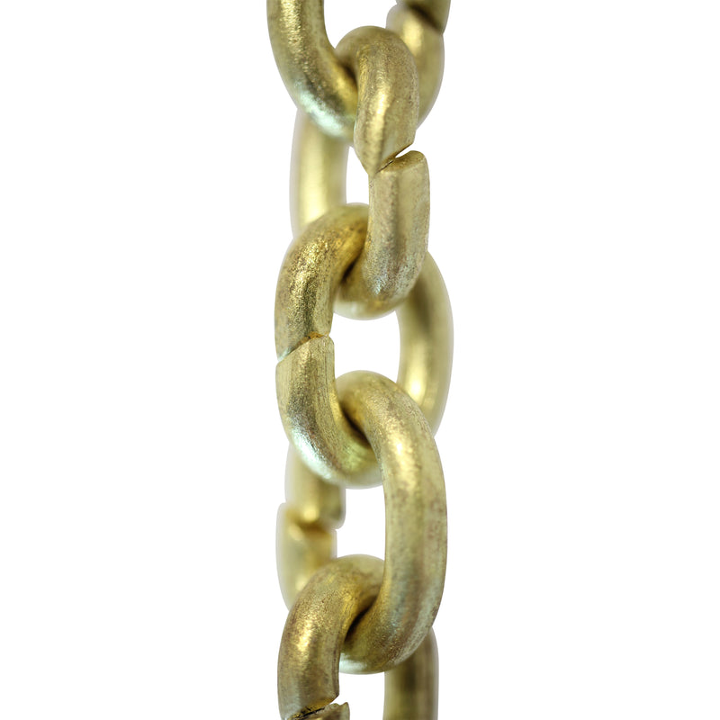 Chain BR25-U Small Round Circle Chandelier Chain with Unwelded Brass links, Antique Brass