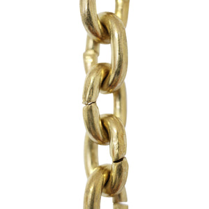 Chain BR25-U Small Round Circle Chandelier Chain with Unwelded Brass links, Antique Brass