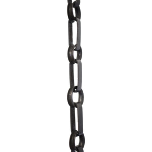 Chain BR27-W Rectangle Chandelier Chain with Welded Brass links and Round Joining links, Antique Brass