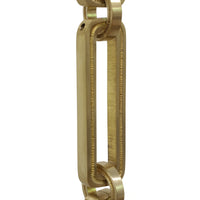 Chain BR28-H Rectangle Hinge Chandelier Chain with Hinge Brass links and Round Joining links, Antique Brass