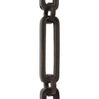 Chain BR28-H Rectangle, Hinge Chandelier Chain with Hinge Brass links and Round Joining links, Antique Brass