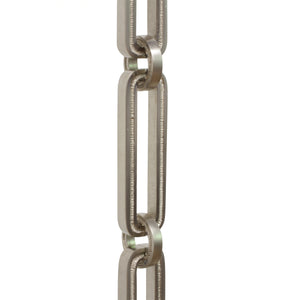 Chain BR28-H Rectangle Hinge Chandelier Chain with Hinge Brass links and Round Joining links, Antique Brass