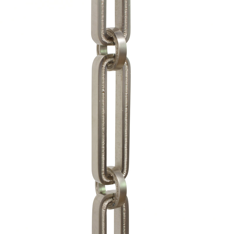 Chain BR28-H Rectangle Hinge Chandelier Chain with Hinge Brass links and Round Joining links, Antique Brass
