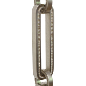 Chain BR28-H Rectangle Hinge Chandelier Chain with Hinge Brass links and Round Joining links, Antique Brass