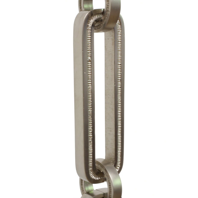 Chain BR28-H Rectangle Hinge Chandelier Chain with Hinge Brass links and Round Joining links, Antique Brass