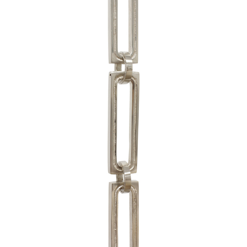 Chain BR29-H Rectangle Hinge Chandelier Chain with Hinge Brass links and Round Joining links, Antique Brass