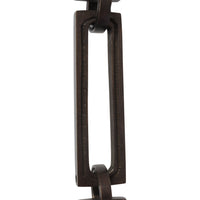 Chain BR29-H Rectangle Hinge Chandelier Chain with Hinge Brass links and Round Joining links, Antique Brass