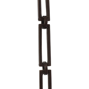 Chain BR29-H Rectangle Hinge Chandelier Chain with Hinge Brass links and Round Joining links, Antique Brass
