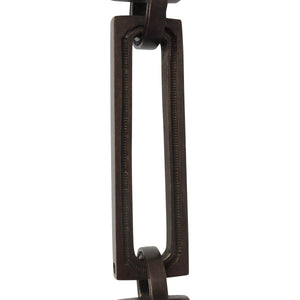 Chain BR29-H Rectangle Hinge Chandelier Chain with Hinge Brass links and Round Joining links, Antique Brass