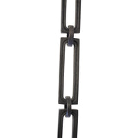 Chain BR29-H Rectangle Hinge Chandelier Chain with Hinge Brass links and Round Joining links, Antique Brass