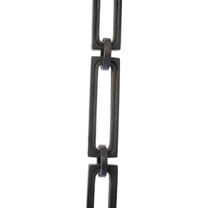 Chain BR29-H Rectangle Hinge Chandelier Chain with Hinge Brass links and Round Joining links, Antique Brass