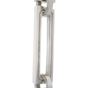 Chain BR29-H Rectangle Hinge Chandelier Chain with Hinge Brass links and Round Joining links, Antique Brass