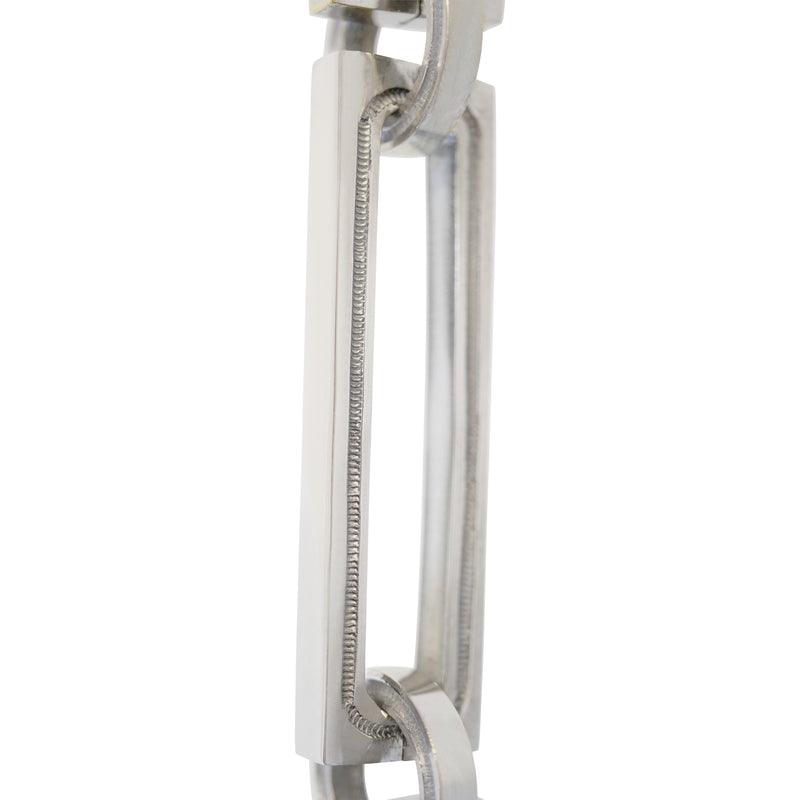Chain BR29-H Rectangle Hinge Chandelier Chain with Hinge Brass links and Round Joining links, Antique Brass