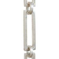 Chain BR29-H Rectangle Hinge Chandelier Chain with Hinge Brass links and Round Joining links, Antique Brass