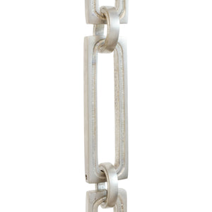 Chain BR29-H Rectangle Hinge Chandelier Chain with Hinge Brass links and Round Joining links, Antique Brass