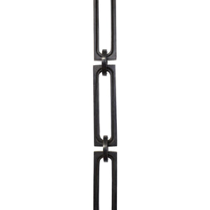 Chain BR29L-H Large Rectangle, Hinge Chandelier Chain with Rectangle Hinge Brass links and Round Joining links, Antique Brass