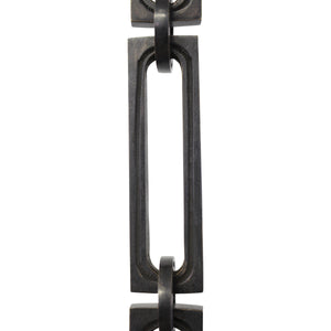 Chain BR29L-H Large Rectangle, Hinge Chandelier Chain with Rectangle Hinge Brass links and Round Joining links, Antique Brass