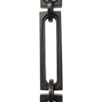 Chain BR29L-H Large Rectangle Hinge Chandelier Chain with Hinge Brass links and Round Joining links, Antique Brass