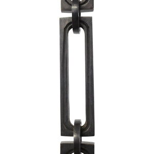 Chain BR29L-H Large Rectangle Hinge Chandelier Chain with Hinge Brass links and Round Joining links, Antique Brass