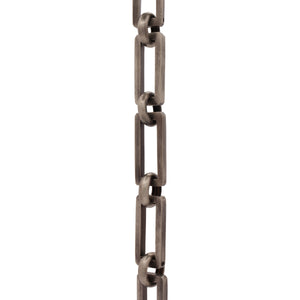 Chain BR31-H Rectangle Hinge Chandelier Chain with Hinge Brass links and Round Joining links, Antique Brass