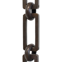 Chain BR31-H Rectangle Hinge Chandelier Chain with Hinge Brass links and Round Joining links, Antique Brass