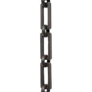 Chain BR31-H Rectangle Hinge Chandelier Chain with Hinge Brass links and Round Joining links, Antique Brass