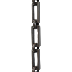 Chain BR31-H Rectangle, Hinge Chandelier Chain with Hinge Brass links and Round Joining links, Antique Nickel