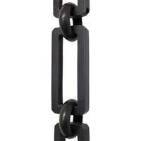 Chain BR31-H Rectangle Hinge Chandelier Chain with Hinge Brass links and Round Joining links, Antique Brass