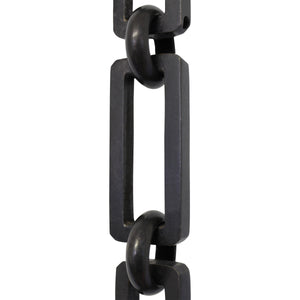 Chain BR31-H Rectangle Hinge Chandelier Chain with Hinge Brass links and Round Joining links, Antique Brass