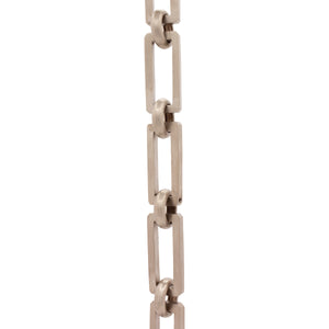 Chain BR31-H Rectangle Hinge Chandelier Chain with Hinge Brass links and Round Joining links, Antique Brass