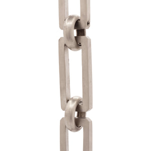 Chain BR31-H Rectangle Hinge Chandelier Chain with Hinge Brass links and Round Joining links, Antique Brass